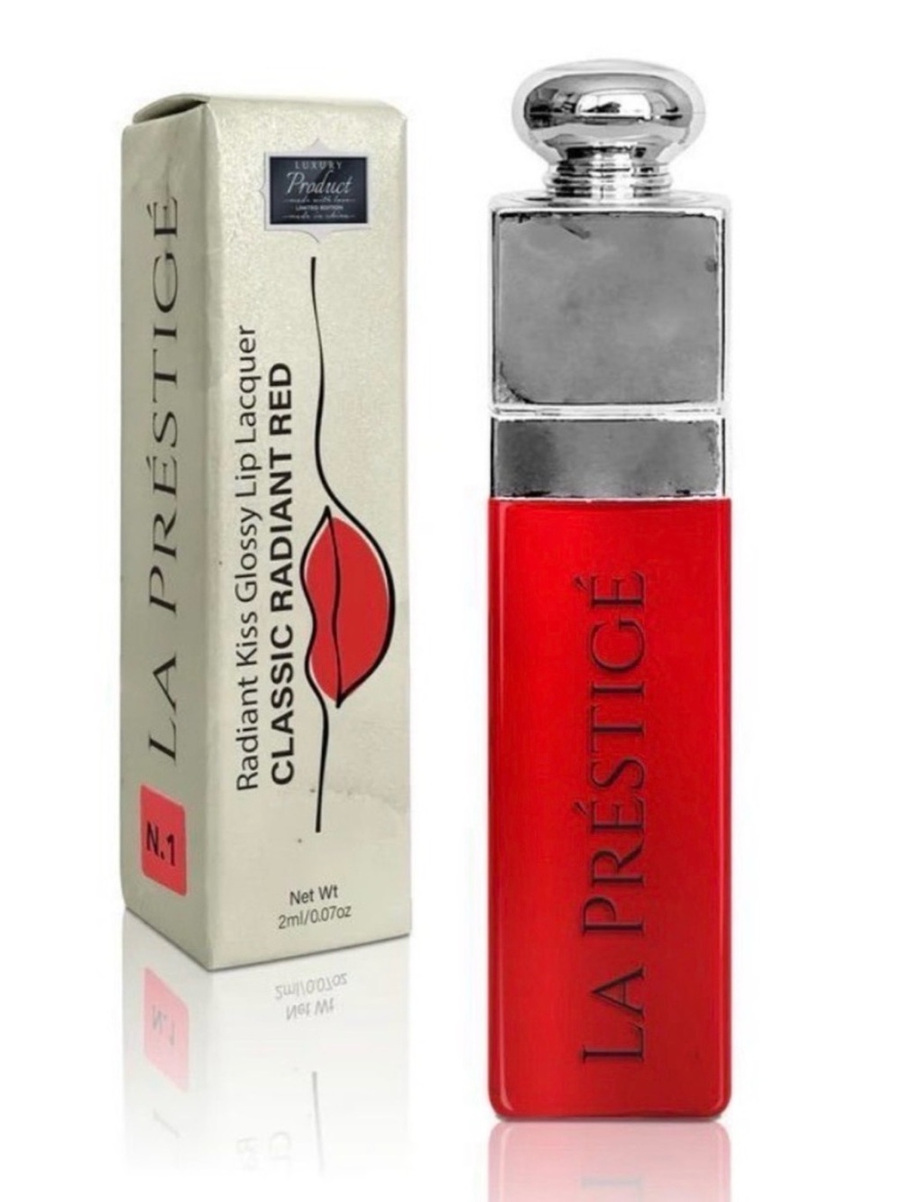 Predire La Préstige Radiant Kiss Glossy Lip Lacquer - Classic Radiant Red